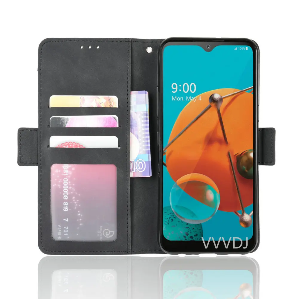 Usnjene Denarnice Kartico v Režo za Izmenljive Flip Primeru za LG K40S Luksuzni Primeru LG K40 S Telefona Kritje za Par LG K 40 S 40-IH Shockproof Primeru