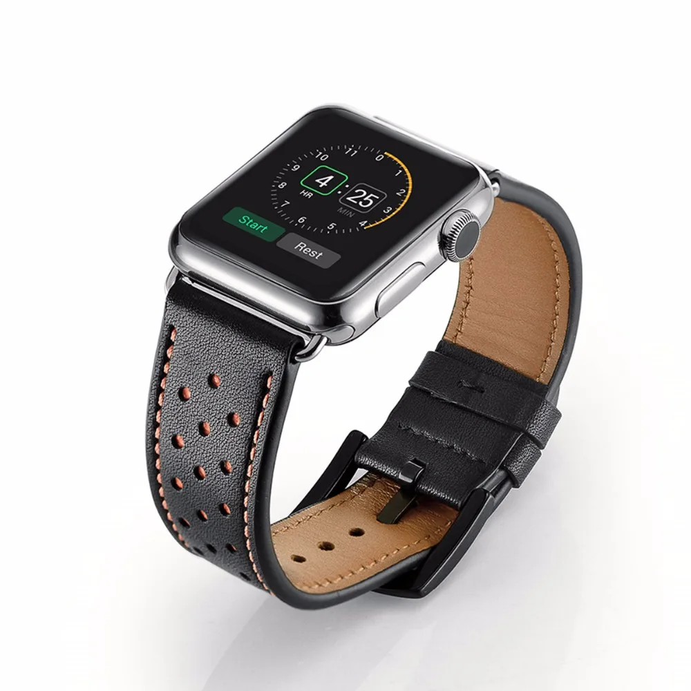 Usnjeni trak Za Apple Watch Band 44 mm/40 mm 42mm/38 mm iwatch correa zapestnica watchband pasu apple gledati serije 4 3 5 jv 6