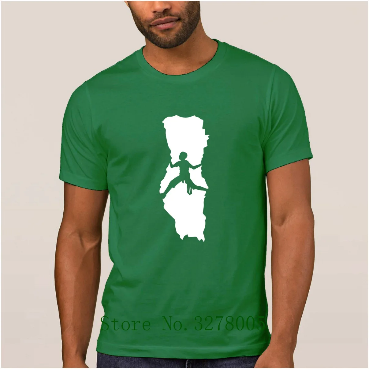 Ustvarite svoj Nov Slog Priložnostne Rock Climbings Majica s kratkimi rokavi Moški Trend Spomladi moška T-Shirt Mens Ulične Cotton Tee Shirt Človek Prodaje