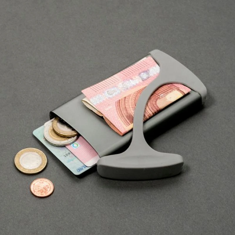 Ustvarjalne Aluminija Slim RFID Imetniki Kartice Moda za Ženske, Kovinski Mini Denarnice Poslovnih ID Banka Imetnika kartice za Moške Kovanec Torbici Primeru