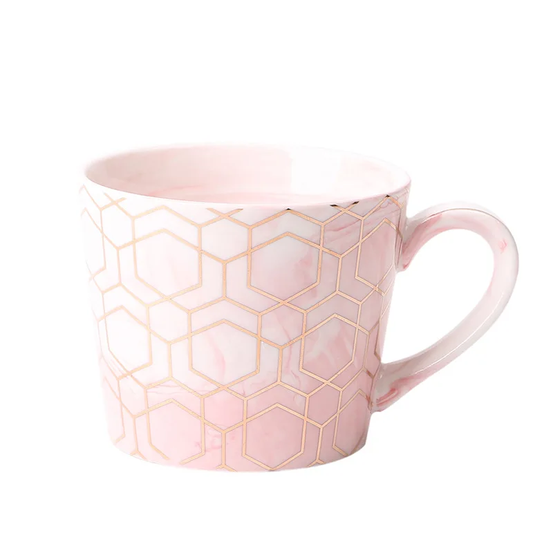 Ustvarjalne Geometrijske Zlata Linija Soške Kave Skodelico Porcelana Kava Čaj Skodelica za Vodo Pitje Čaja Darilo