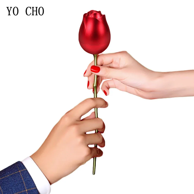 Ustvarjalne Kovinski Rose Simulacije Cvet Valentinovo Presenečenje Rose Darilo Polje Home Obroč, Nakit Ogrlica Ustvarjalne Škatla za Shranjevanje