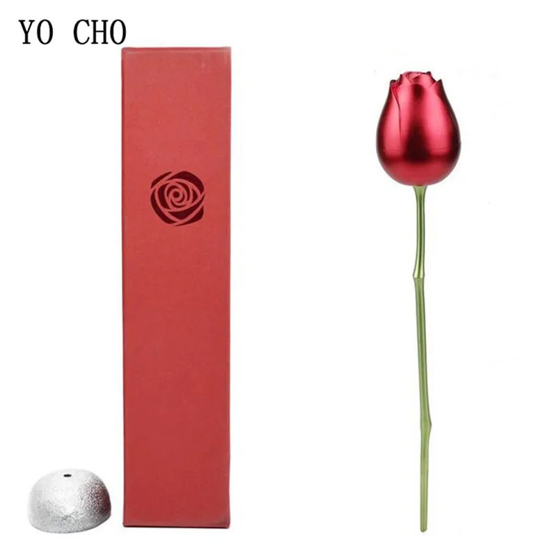 Ustvarjalne Kovinski Rose Simulacije Cvet Valentinovo Presenečenje Rose Darilo Polje Home Obroč, Nakit Ogrlica Ustvarjalne Škatla za Shranjevanje