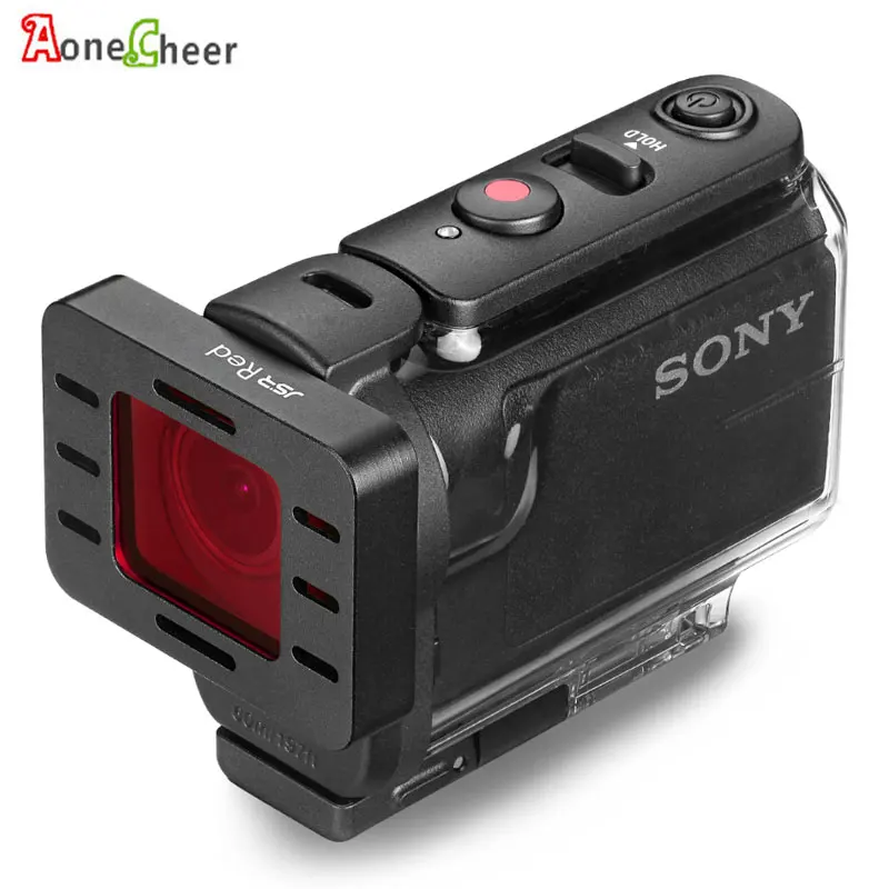 UV CPL ND4 ND8 ND16 Potapljanje Rdeča Magenta Rumena Gradient Sivi Filter za Sony AS50 AS50R AS300 AS300R FDR X3000R Cam Oprema