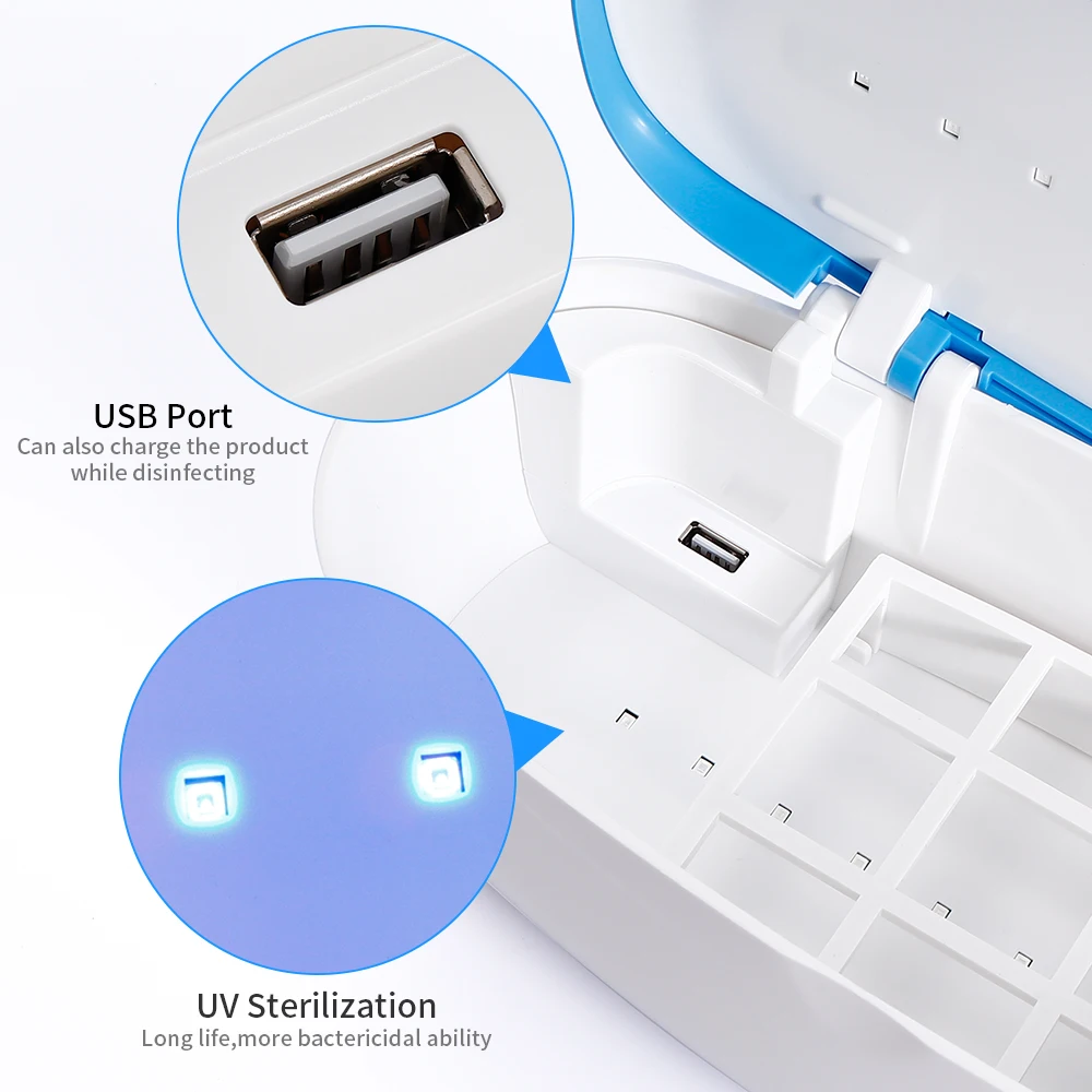 UV Sterilizator Polje Nohtov Orodja, Pribor za Dezinfekcijo Sterilizator USB Nail Art Opremo, Stroj za Profesionalno Manikuro Orodje