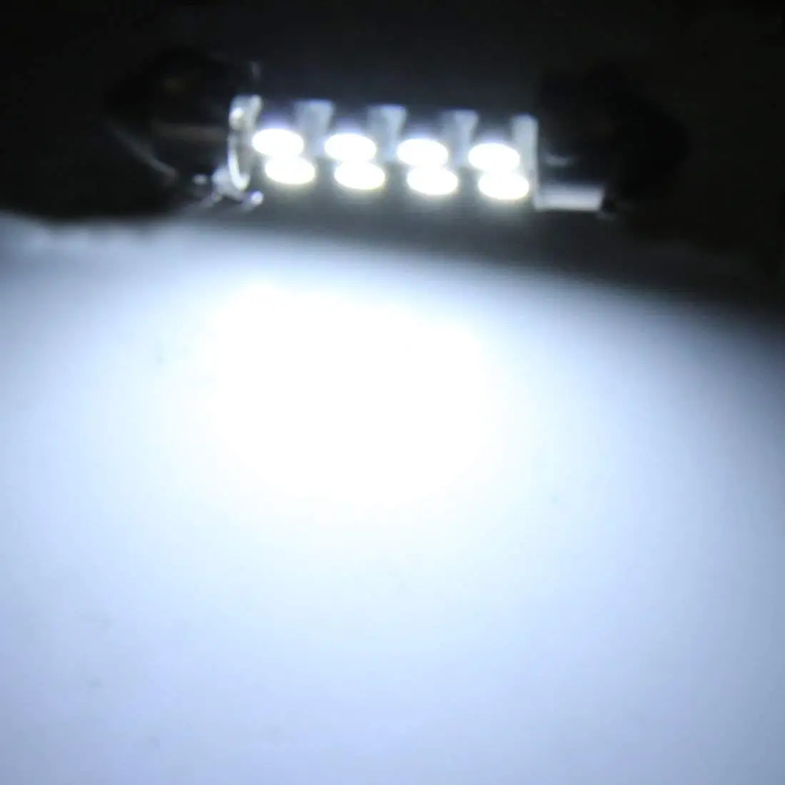 Uxcell 10Pcs 37 mm Cool White 8-3528-SMD LED Festoon Žarnice za Avto Notranjost Kupole Zemljevid Svetlobe