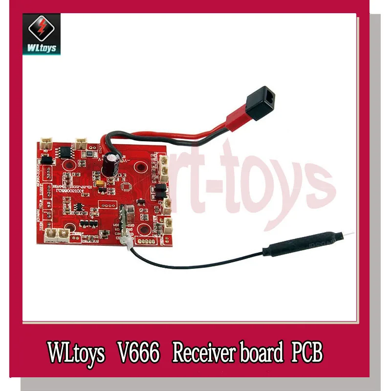 V666 Sprejemnik Odbor PCB Z Žiro Vezje za Wltoys V666 RC Quadcopter Rezervni Deli