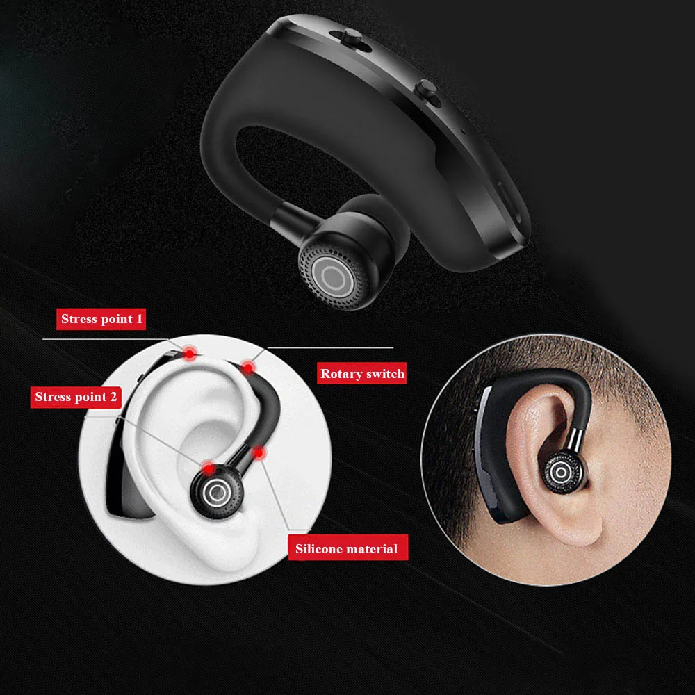 V9 TWS Brezžično slušalko Bluetooth 5.0 Slušalke šport Čepkov Slušalke Z Mikrofonom Za vse pametne Telefon Xiaomi Samsung LG Huawei