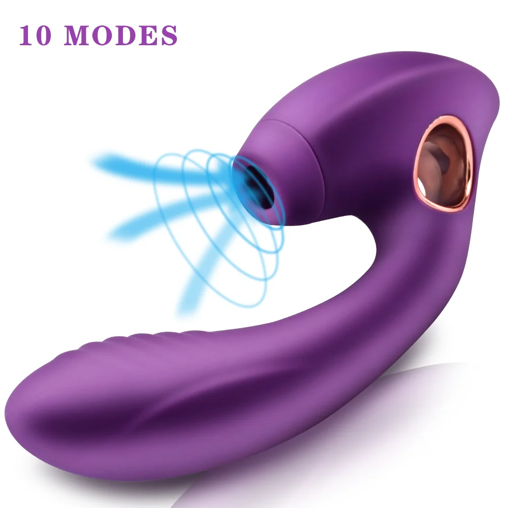 Vagina Sesanju Vibrator Sex Igrače Za Ženske Dvojne Vibracije 10 Hitrost Spodbujanje G Spot Vagine, Klitoris Za Žensko Mastrubation