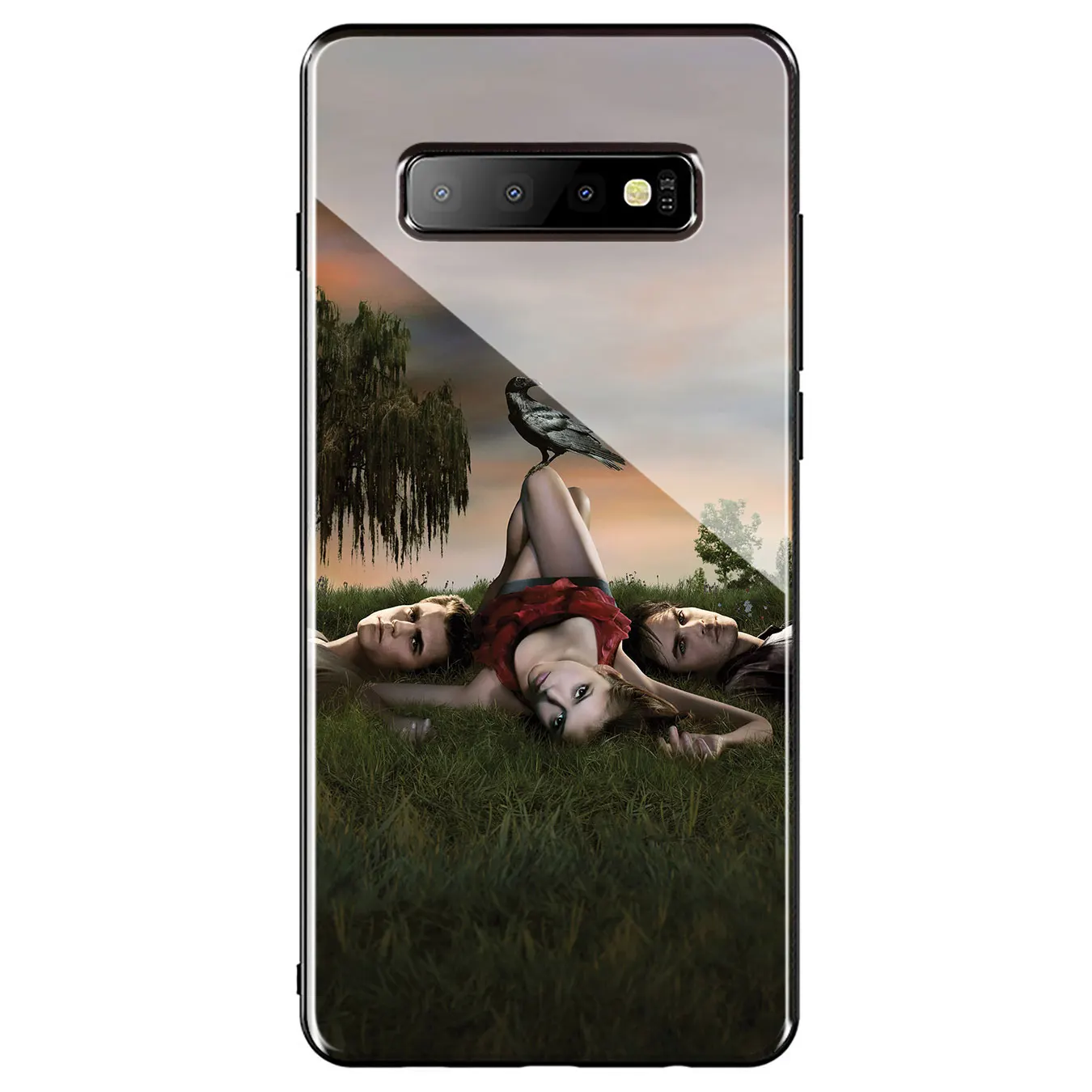 Vampir Dnevniki Ian Somerhalder, Kaljeno Steklo Primeru Telefon za Samsung Galaxy A50 A40 A30 A20 A10 A70 A51 A71 A81 Pokrov