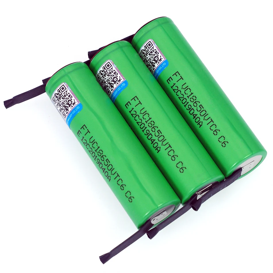 VariCore VTC6 3,7 V 3000mAh 18650 Li-ionska Baterija 30A Razrešnice US18650VTC6 Orodja e-cigareta baterije+DIY Nikljeve plošče,