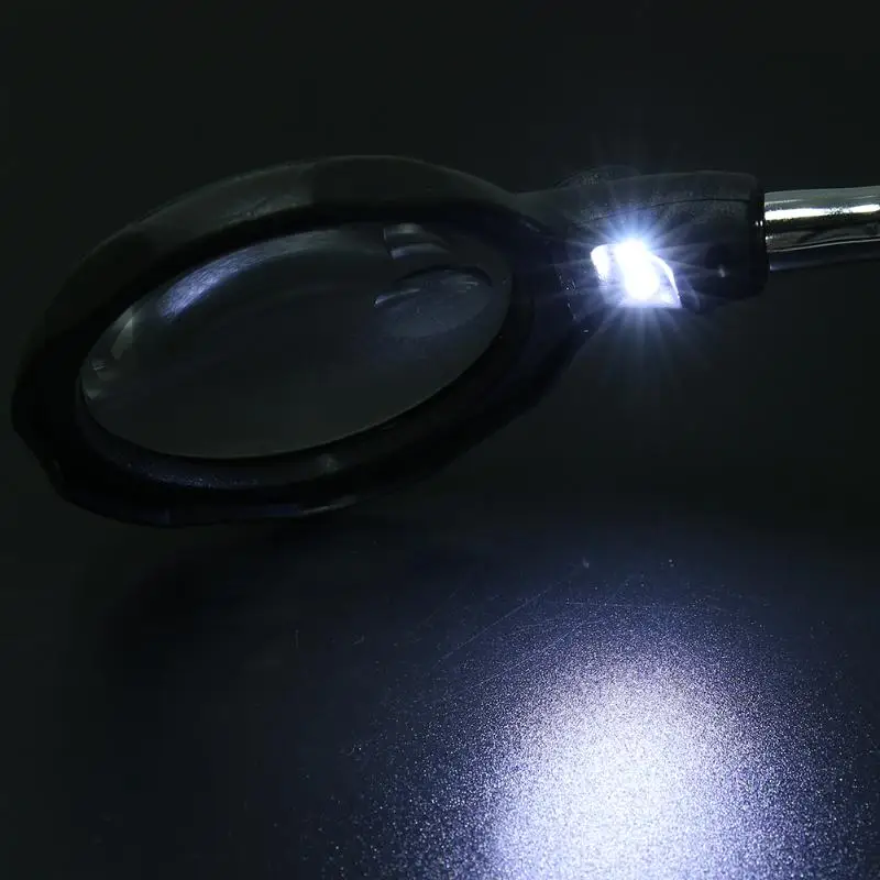 Varjenje Povečevalno Steklo LED Luči 3,5 X 12X objektiv Pomožne Posnetek loupe Namizje Lupo pomoči Tretjim Ročno Orodje za Spajkanje Stojalo
