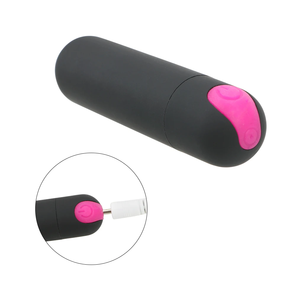 VATINE USB Polnilne G-spot Massager Močne Vibracije Močan Prst Design Sex Igrače za Ženske Mini Bullet Vibrator 10 Hitrost