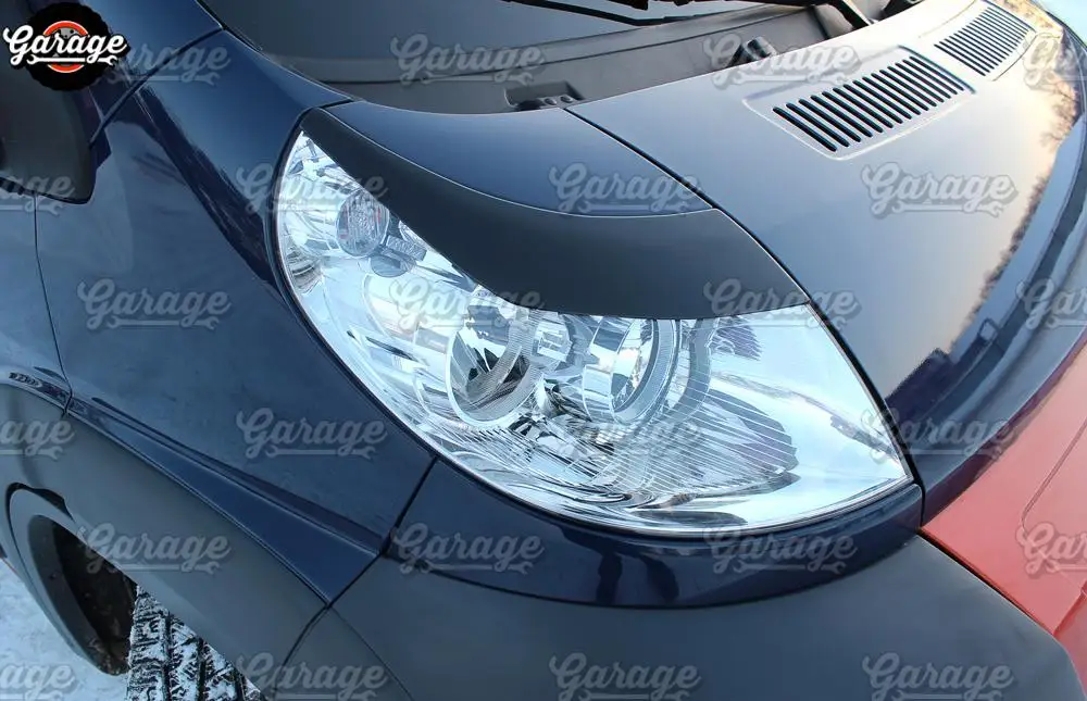 Veke za žaromete primeru za Peugeot Boxer 2006-2013 ABS plastike blazine cilia obrvi zajema trim dodatki avto styling