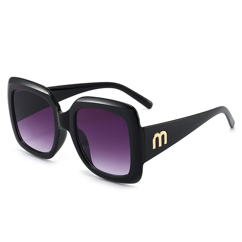 Velik kvadrat sončna očala ženske moški 2020 uv400 visoko kakovost blagovne znamke oblikovalec prevelik odtenkih za ženske, retro oculos de sol feminino