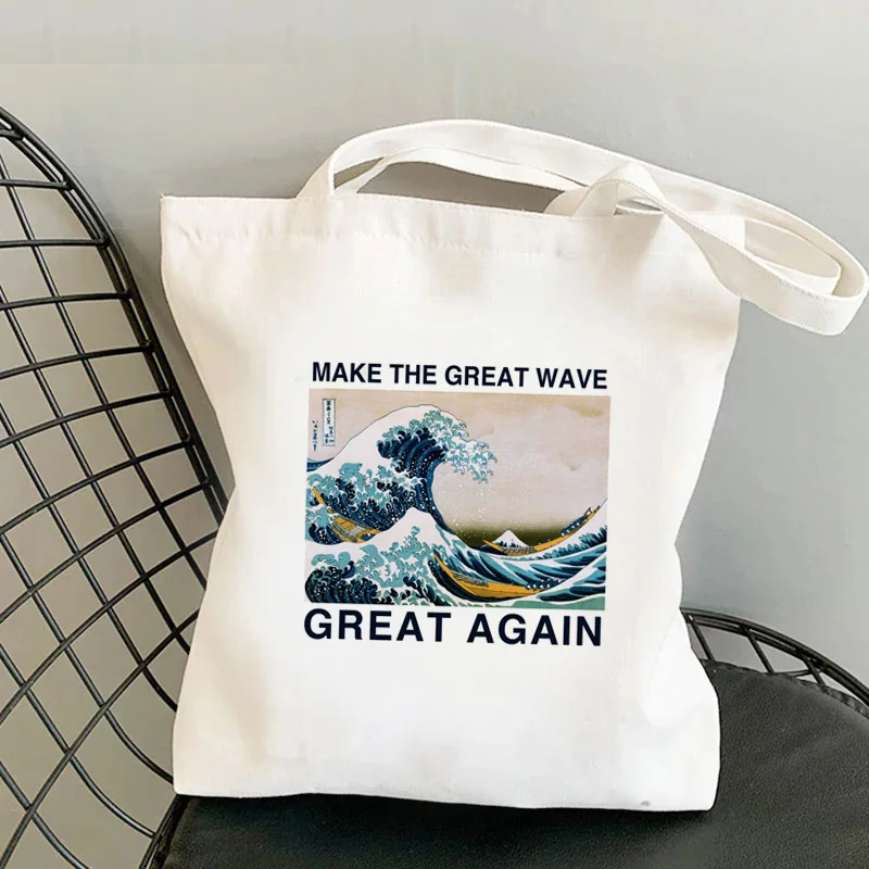 Velik Val nakupovalno vrečko platno bombaž varovanec eko juta vreče nakupovalno vrečko reciclaje večkratno uporabo sac toile