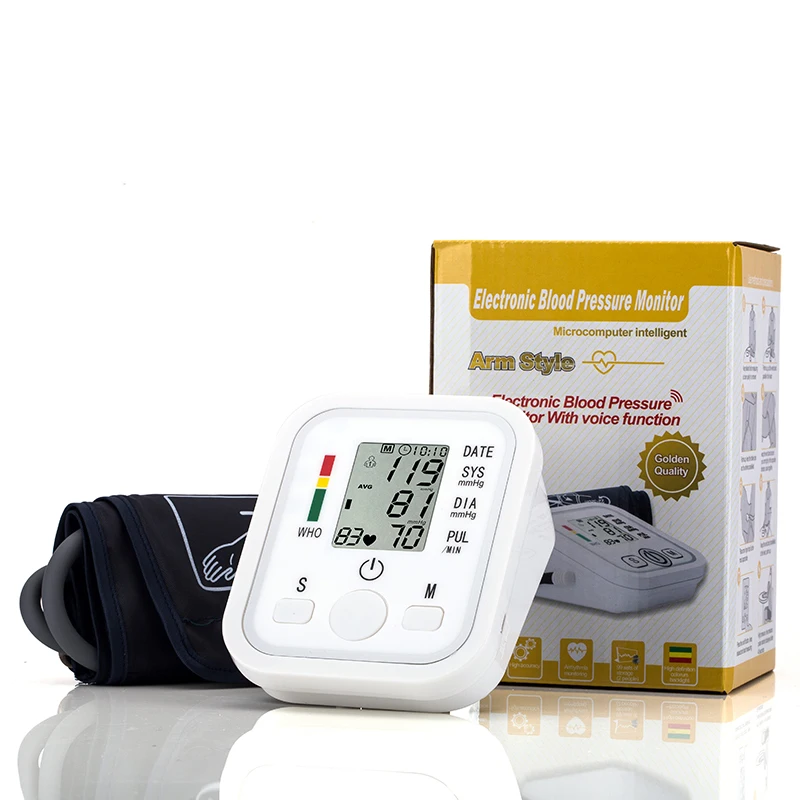 Velika 48 cm fuff Prenosni Roko Krvni Tlak Monitor Digitalni Zgornji Krvni Tlak Monitor Meter Zdravstvenega varstva, Spremlja