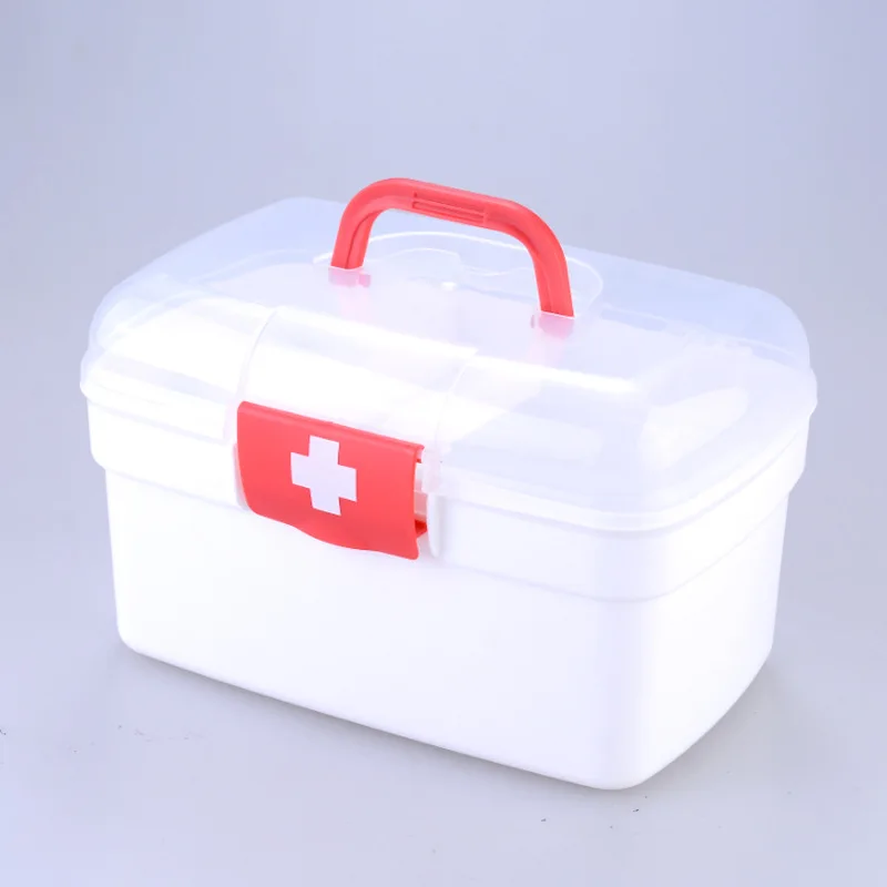 Velika Družina Domov Medicine Prsih Kabinet Zdravstveno Nego Plastike Drog Prve Pomoči, Komplet Škatla Škatla za Shranjevanje Prsih Predali