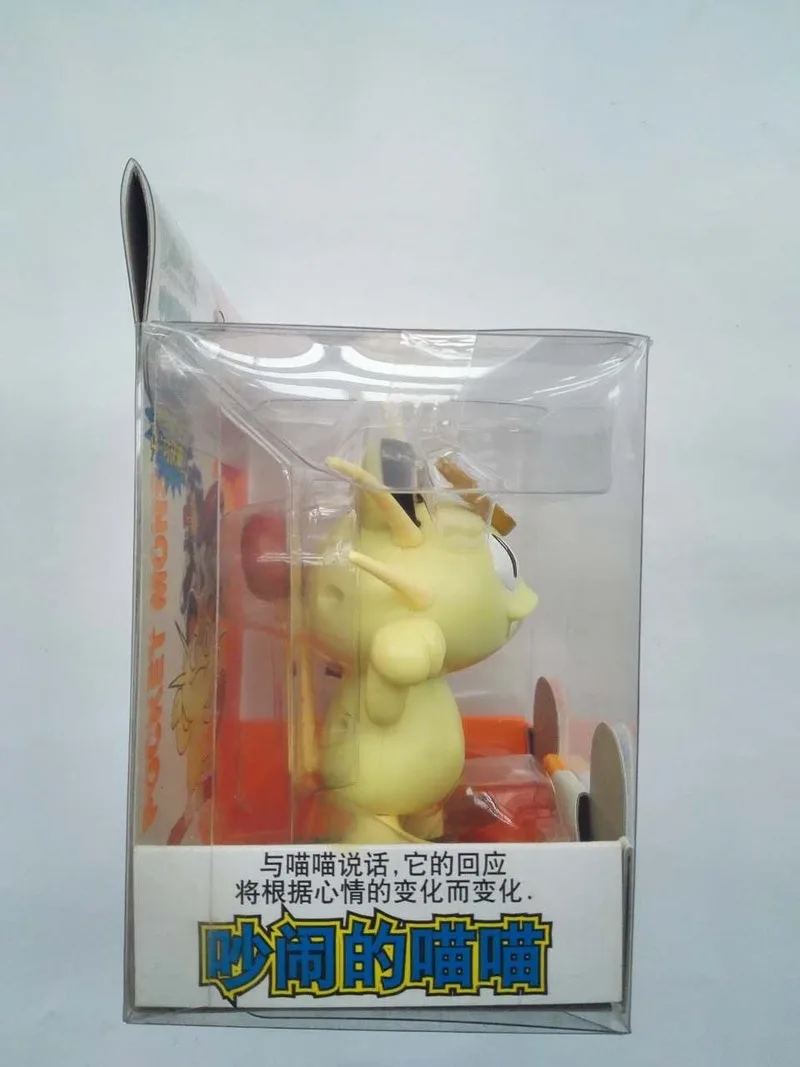 Velika Electrilk Pokemon Slika Zbirka Govoreča Lutka Igrača za Sondirne Meowth Model Otroke Darilo 10 CM