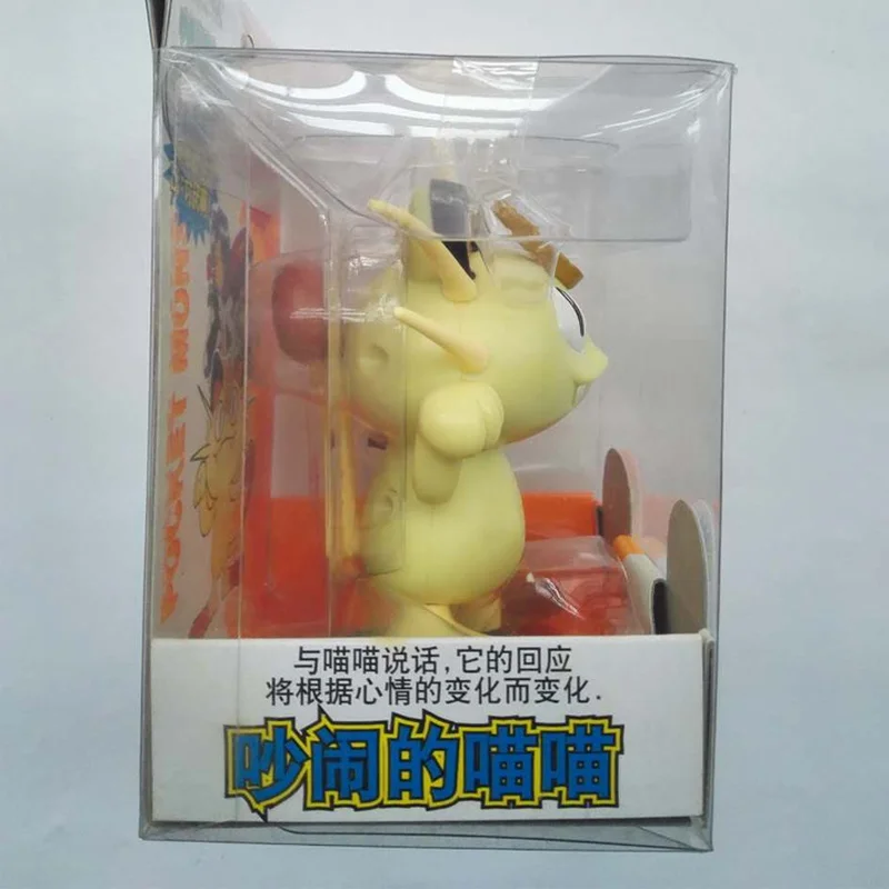 Velika Electrilk Pokemon Slika Zbirka Govoreča Lutka Igrača za Sondirne Meowth Model Otroke Darilo 10 CM