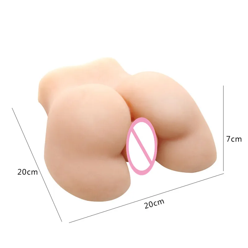 Velika Rit 3D Sex Lutka Umetno Vaginas in Analno Odprtino Dual Channels Spolnih Igrač za Moške Moški Masturbator Lutke Sex Izdelki D4-157A