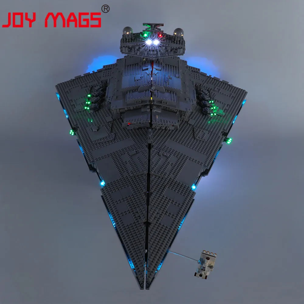 VESELJE MAGS Samo Led Luči Komplet Za 75252 Zvezda Serije Vojne Imperial Star Destroyer ，(NE Vključujejo Model)