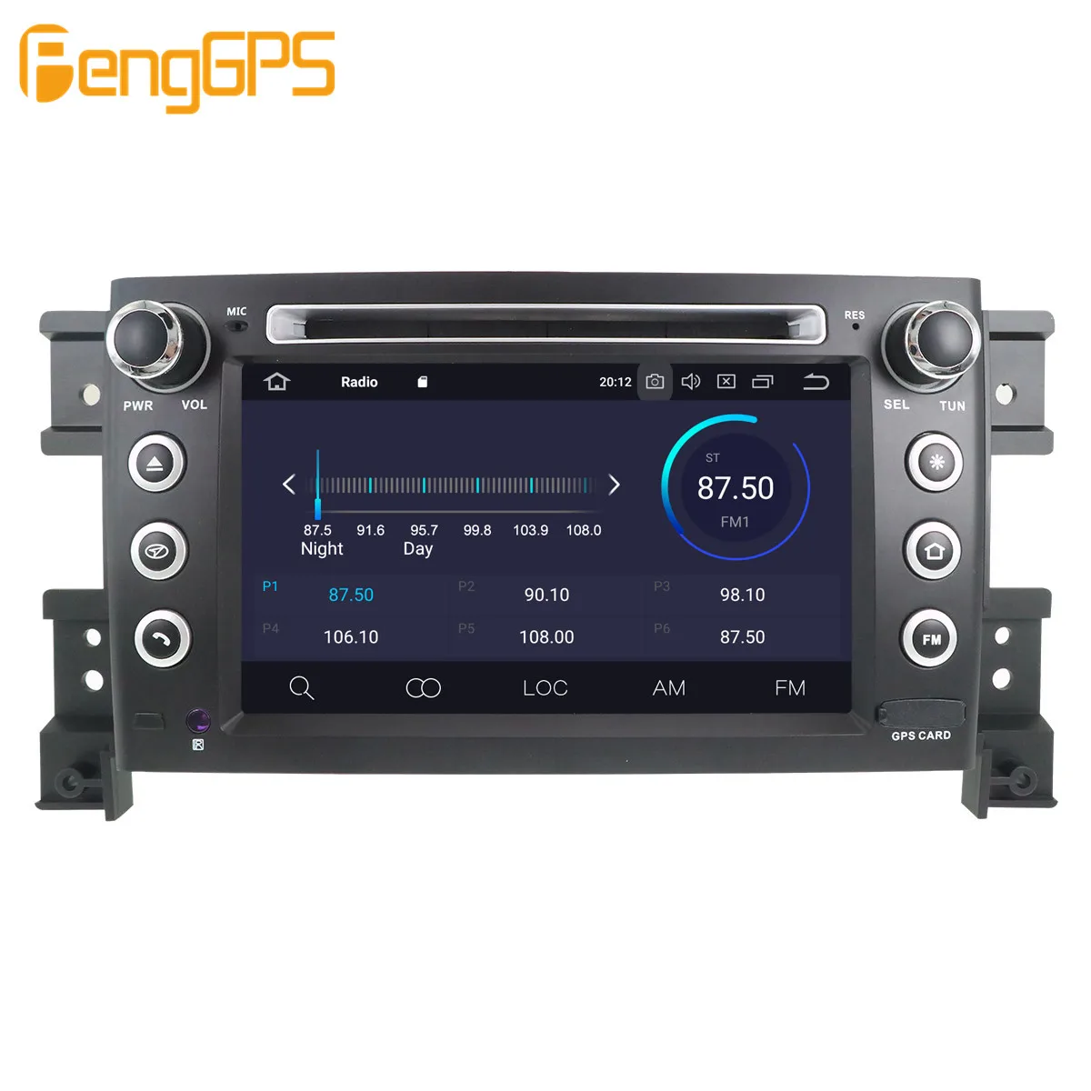 Večpredstavnost Za Suzuki Grand Vitara Android Radio 2005 - GPS Navigacija Vodja enote Stereo Audio (Stereo zvok PX6 Avto DVD Predvajalnik Autoradio