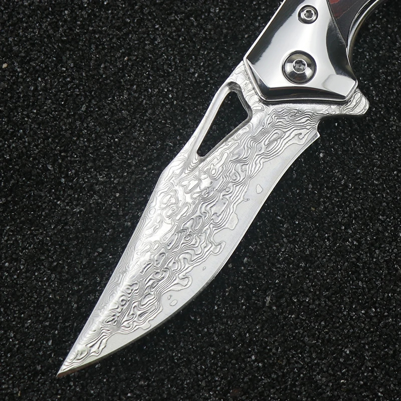 VG10 Damask jekla nož taktično EOS folding nož prostem nož za kampiranje, lov žepni nož boj za preživetje orodje