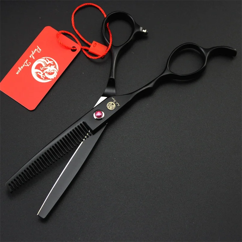 Vijolična zmaj 6.0 palčni na Strokovno levo roko uporabljati las Škarje barber, škarje za Rezanje Lase Ravne škarje za Redčenje