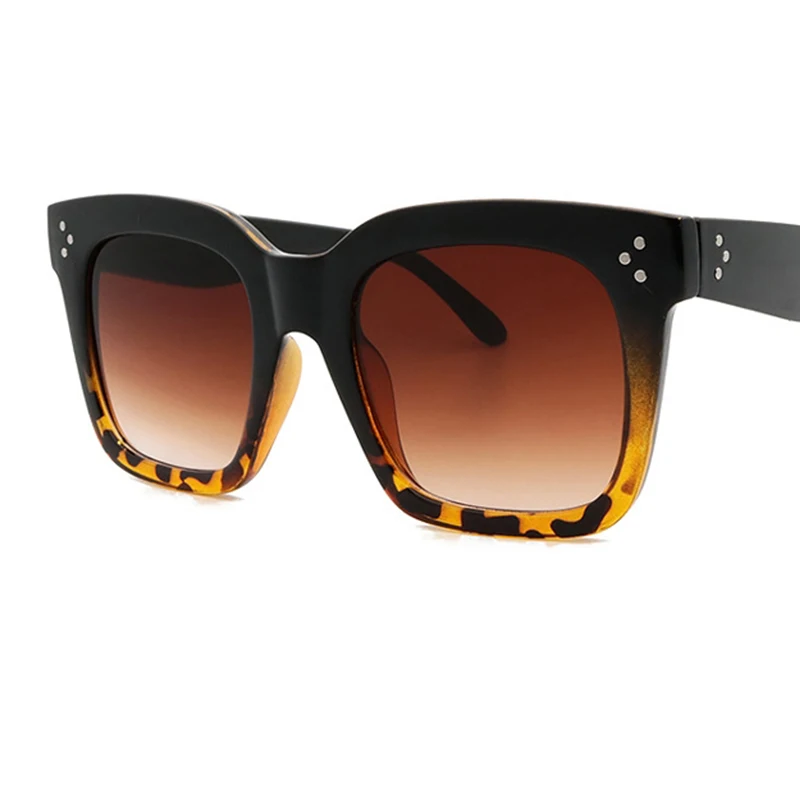 Vintage Gradient Kvadratnih sončna očala ženska moda black zakovice odtenkih za ženske, Ženska sončna Očala UV400