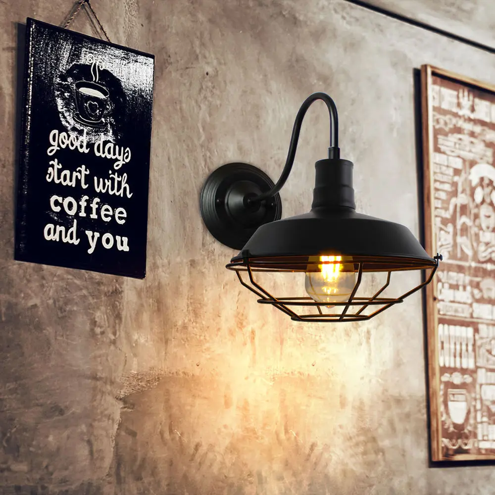 Vintage Mansarda Steno Senci v Zaprtih prostorih LED Wall Rov Retro Industrijske Gooseneck Svetlobe Letnik Steno Pribor za svetilke Svetilke Svetilke
