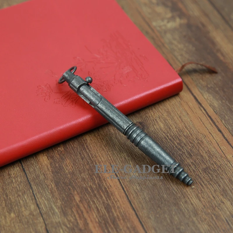 Vintage Taktično Pero iz Nerjavečega Jekla, Retro Design Vijak Stikala Žogo Točka Pero samoobrambe Dobave EOS Orodje za High-End šatulji