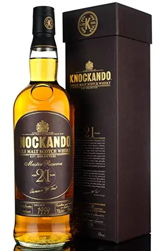 Viski Knockando 21 Let Stari Mojster Rezerve mit Geschenkverpackung Whisky 700 ml, brez Španija, Alkohol, Viski