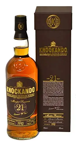 Viski Knockando 21 Let Stari Mojster Rezerve mit Geschenkverpackung Whisky 700 ml, brez Španija, Alkohol, Viski