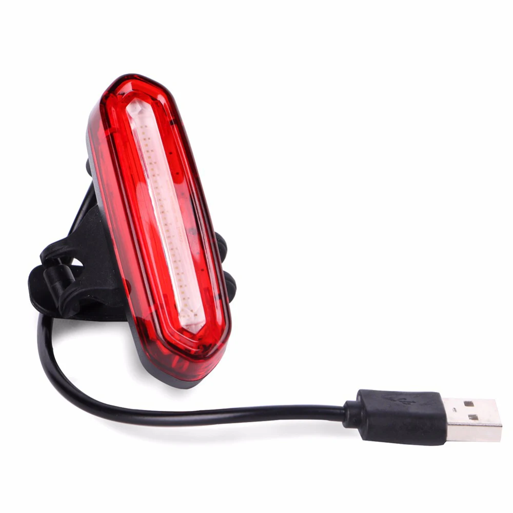 Visoka Kakovost 120 Lumnov Kolo LED Rep Svetlobe USB Polnilne Močna Kolesa Zadnje Luči Kolesarska Svetilka Kolesarska Oprema
