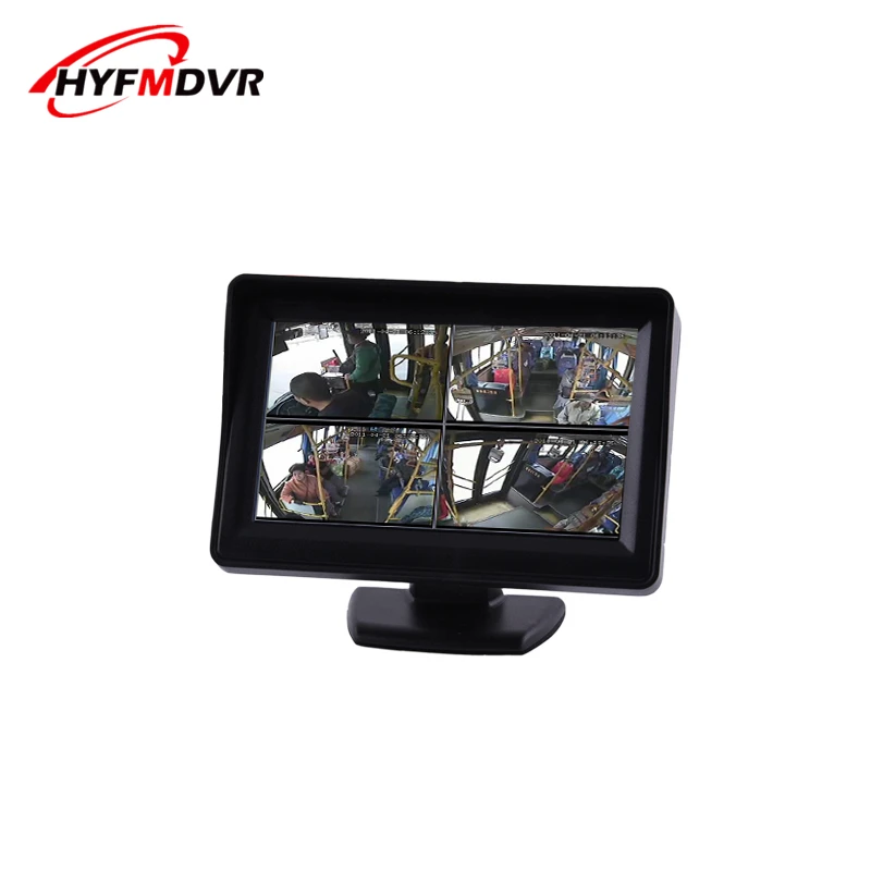 Visoka kakovost 4.3 palčni TFT LCD Zaslon Za Avtobus/Tovornjak/Traktor/Težka Tovorna Vozila Vzvratno