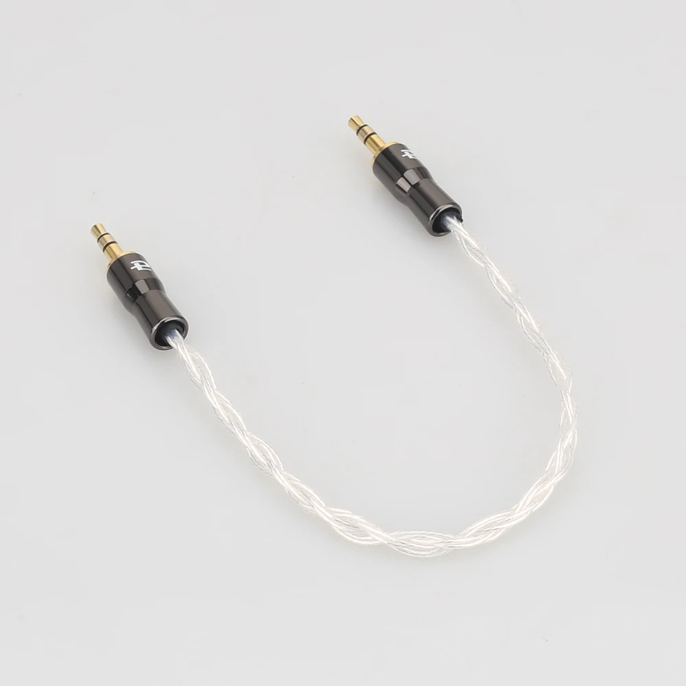 Visoka Kakovost Audiocrast HIFI AUX Kabli Moški-Moški 3,5 mm izhod za Slušalke plug Čisto silvering Oklopljen audio signal linije