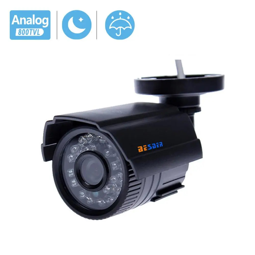 Visoka Kakovost CCTV Kamere 800TVL IR Cut Filter 24 ur Dnevno/Nočno gledanje Video Prostem Nepremočljiva Bullet IR nadzorna Kamera