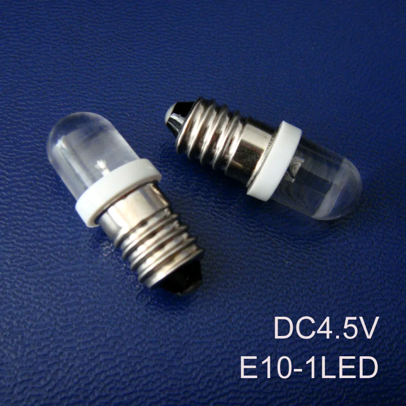 Visoka kakovost DC4.5V E10 opozorilna lučka,4.5 V E10 Žarnice,E10 5V,E10 lučka,E10 4.5 V svetlobo,E10 Za 4,5 V,brezplačna dostava 1000pcs/veliko