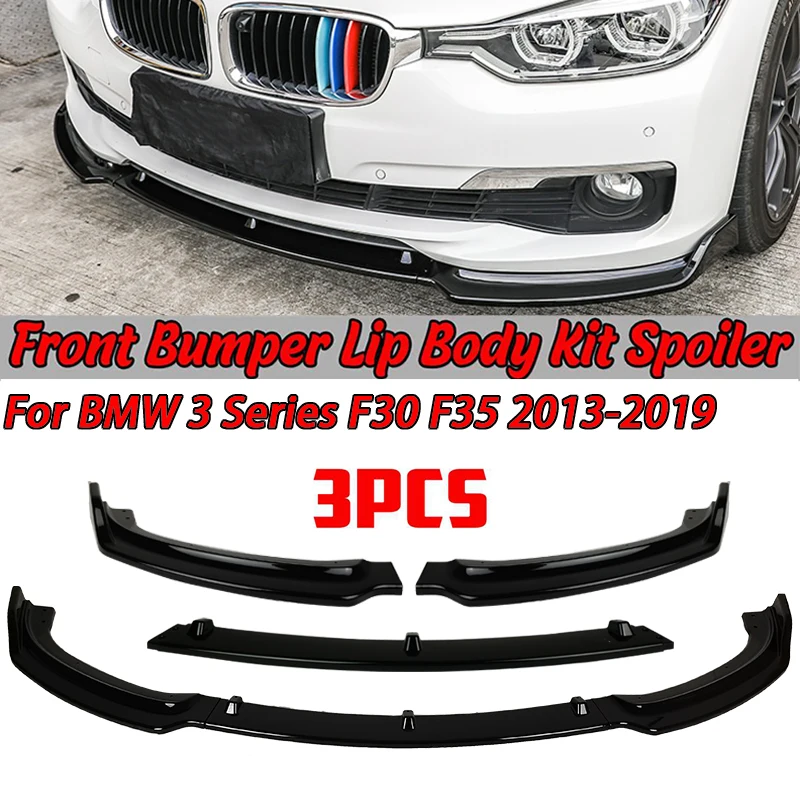 Visoka Kakovost F30 F35 ABS Avto Sprednji Odbijač za Ločevanje Lip Spojler Difuzor Straže Kritje Body Kit Za BMW Serije 3 F30 F35 2013-2019