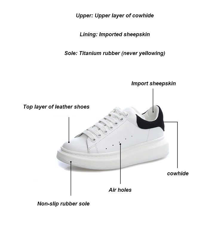 Visoka Kakovost Luksuznih Oblikovanje Priložnostne Nekaj Čevlji, Moški in Ženske, Debeli Dnu Platformo Superge Beli Čevlji Plus Velikost V01