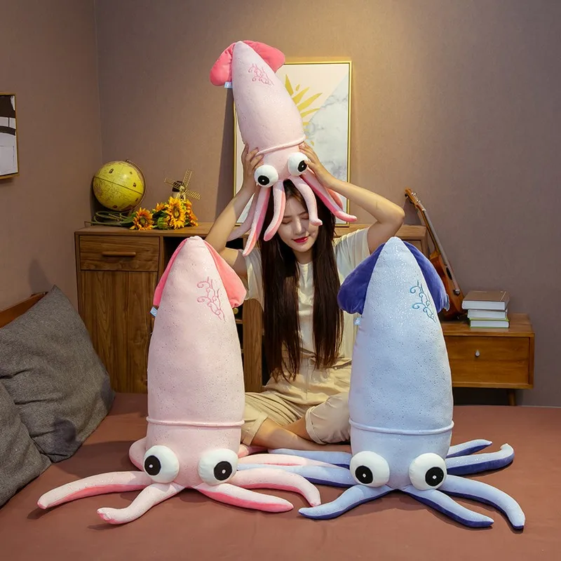 Visoka Kakovost Mehki Pliš Morskih Živali Hobotnica Igrače Plišaste sipe Lutka Kawaii lignji Lutka Otroci Darilo za Rojstni dan