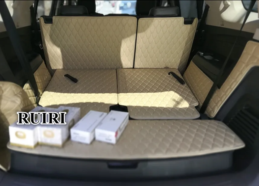 Visoka kakovost preproge! Posebno prtljažniku avtomobila preproge za Isuzu Mu-x 7 sedežev 2019-2013 nepremočljiva tovora linijskih mat boot preproge za MUX 2018