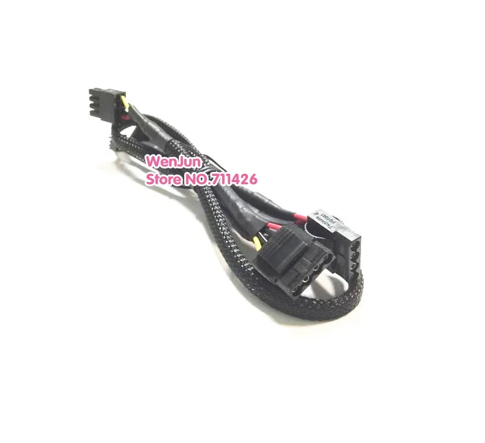 Visoka Kakovost črno sleeved 8pin Moški 1 do 3 IDE 4pin molex Modualr Napajalni Kabel za TT 1000w 1200W 1500w PSU serije