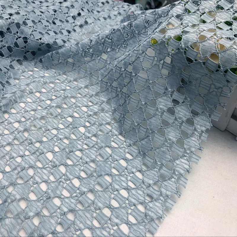 Visoka kakovost Švicarski geometrijske čipke tkanina ročno izdelan DIY obleko tkanine Nigerijski openwork čipke fashion lace materiala