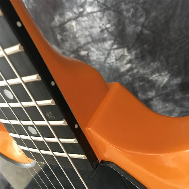 Visoko kakovostna Kitajska električna kitara, levo roko električna kitara, rumene barve, ročno kitare, po meri električna kitara
