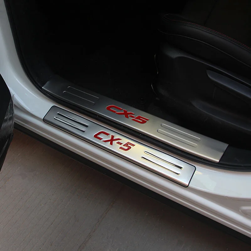 Visoko Kakovostnega Nerjavečega Jekla Izvažajo Tablice Vrata Avtomobila Polico Kritje Trim Nalepke Za Mazda CX-5 CX5 2013 2016 Dodatki