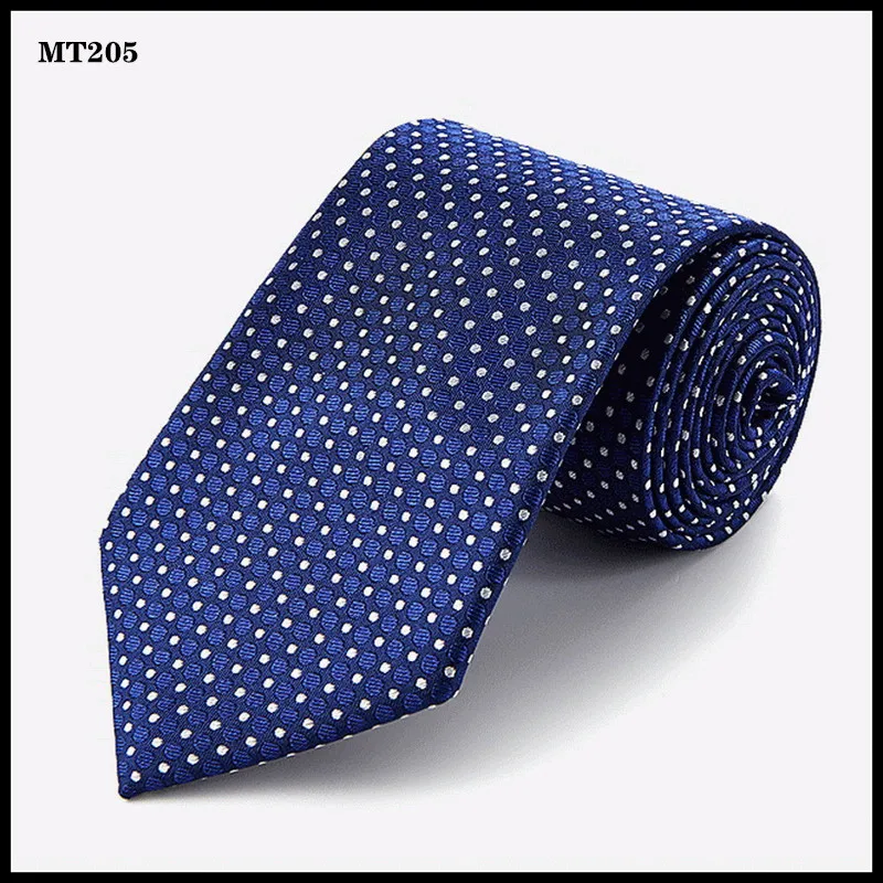 Visoko-kakovostni razred novih moških plemenito poslovne modni vse-tekmo udobno dihanje nabrati Anti-Mucke dokaz svile krog točke kravato