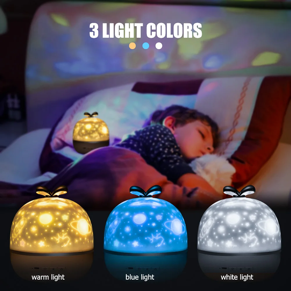 VKTECH USB Zvezdnato Nebo Projektor Noč, Svetloba, Vesolje Planet Risanka Vzorec LED Projekcija Lučka Soba Dekoracijo Otroci Baby Darila