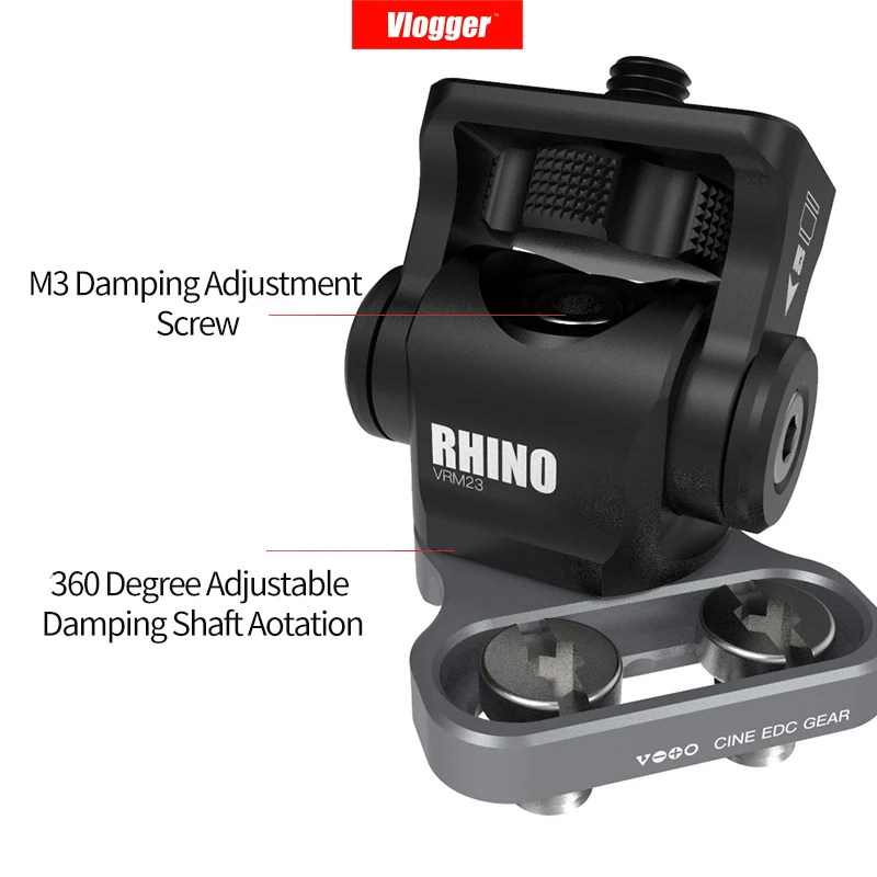Vlogger Strokovno Ballhead Monitor Ac M3 Ključa Nastavljiv DSLR Kamero, Monitor Ballhead 360-Stopinjski Horizontalni Rotacijski